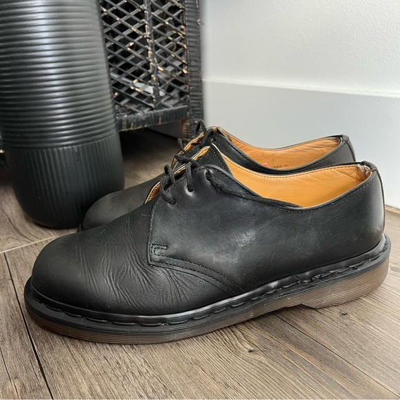 Vintage 90s Doc Martens Black 1461 Made In England Oxford - 6UK/8US - Picture 5 of 11